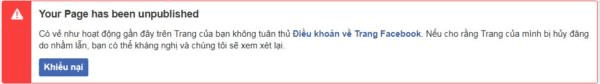 Fanpage bị huỷ đăng có lấy lại được không ? Cách khôi phục Fanpage bị huỷ đăng