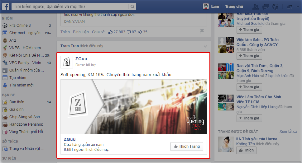 Chạy quảng cáo like page đúng đối tượng 2025